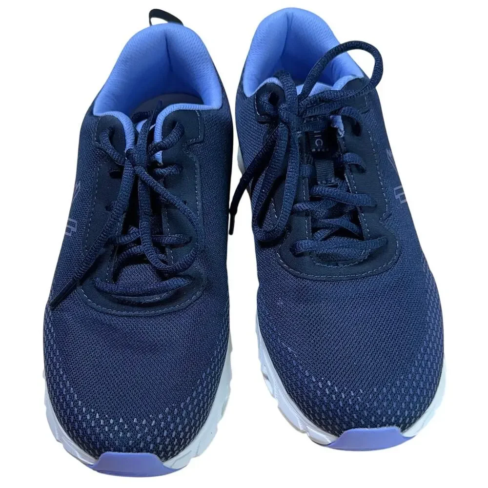 Vionic Mesh Lace Up Walking Sneaker Priscilla Blue Women's Size 8.5W EUC